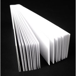 UDOPEA Filtertips schmal Heftchen a 40 Blatt mit Papier aus nachhaltiger deutscher Forstwirtschaft