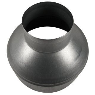 Ducting reducer made of metal, &Oslash; 10/20cm