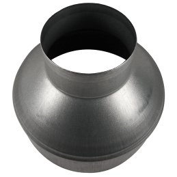 Ducting reducer made of metal, &Oslash; 10/20cm