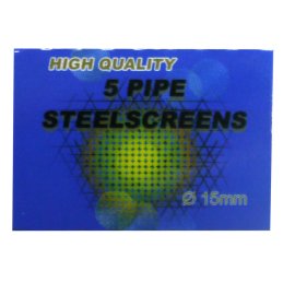 Black Leaf Steelscreens. 5 pieces Ø 15mm