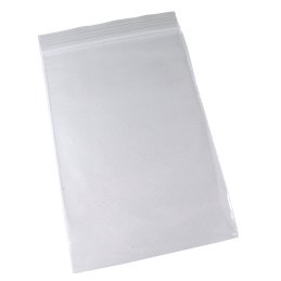 Zip lock bag 80mm x 120mm, 50&micro;, no printing, 100/package (L)