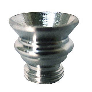 Metal pipe bowl, height ca. 1.5 cm, conical