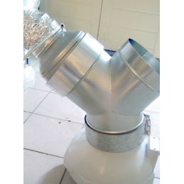 Ducting reducer made of metal, Ø 16/20cm