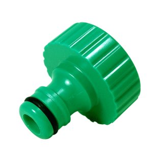 Tap adapter for 2.54cm (1") thread, PVC