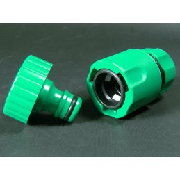 Tap adapter for 2.54cm (1&quot;) thread, PVC
