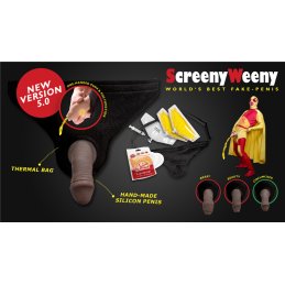 Screeny Weeny Kit - Black, circumcised -  by Clean Urin