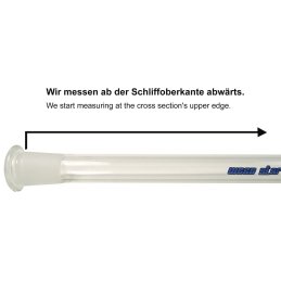 Weed Star Adapter, Schliff 18,8/14,5 L&auml;nge nach Wunsch (max. 26cm)