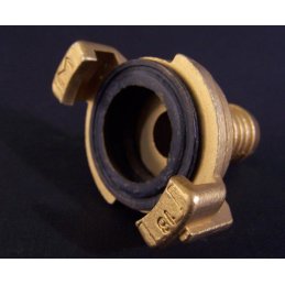 Express coupling, brass Ø 3/4 inch