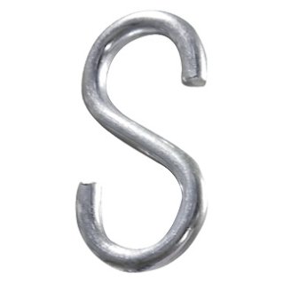 S-hook for knotted link chain, size: large