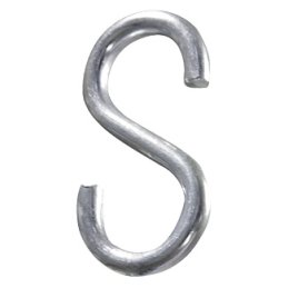 S-hook for knotted link chain, size: large
