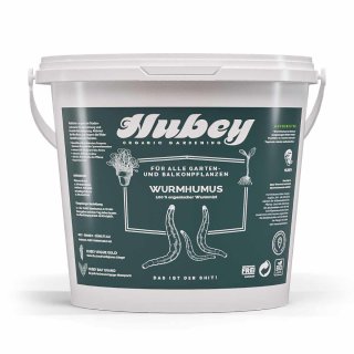 hubey® worm humus, 5 liters worm manure