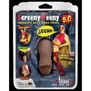 Screeny Weeny Kit - Latino Brown, circumcised - by Clean Urin
