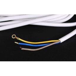 Remote power cable, ca.5m long, with PC plug, max. 400W, 3x1mm²