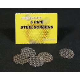 Black Leaf Steelscreens. 5 pieces Ø 12.5mm