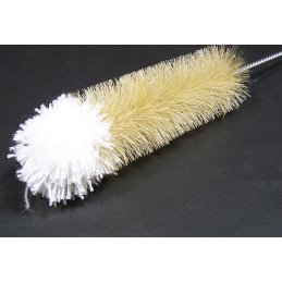 Cleaning brush with woolen top, length ca. 30cm, ø...