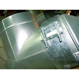 Ducting reducer made of metal, &Oslash; 10/15cm