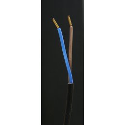 Euro line cord (Schuko), with blank endcaps, 5m long