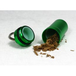 Herb-Safe, keychain made of aluminium, &Oslash; ca. 2cm, green
