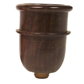Ebony pipe bowl, conical, height ca. 3cm