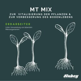 Hubey MT Mix 50g Streuer zur Impfung der Wurzeln - Mykorrhiza - Trichoderma und Wurzelbakterien - Mischung