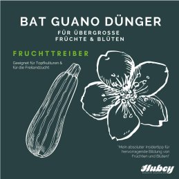 Hubey Bat-Guano 1kg Pulver 100% Fledermausdünger - Fledermauskot