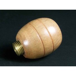 Pipe bowl from bright wood, height approx. 3 cm