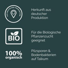Hubey MT Mix 5g Tütchen zur Impfung der Wurzeln - Mykorrhiza - Trichoderma und Wurzelbakterien - Mischung
