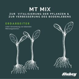 Hubey MT Mix 5g Tütchen zur Impfung der Wurzeln - Mykorrhiza - Trichoderma und Wurzelbakterien - Mischung