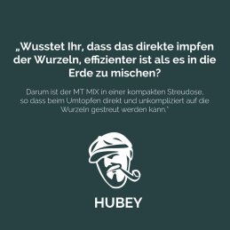 Hubey MT Mix 5g Tütchen zur Impfung der Wurzeln - Mykorrhiza - Trichoderma und Wurzelbakterien - Mischung