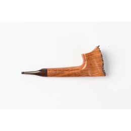 hubey Freehand Pipe made of briar wood with ebonite mouthpiece, length 12,2cm