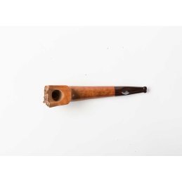 hubey Freehand Pfeife aus Bruy&egrave;reholz mit Ebonit-Mundst&uuml;ck, L&auml;nge 12,2cm