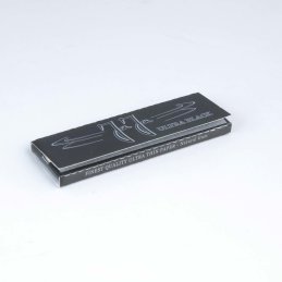 JaJa Ultra Black, Zigarettenpapier mit 32 Bl&auml;ttchen, Size Regular 1 1/4, 75 x 44mm