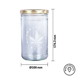 UDOPEA STASH - 1053ml elegant storage jar - Design:...