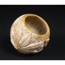 Steatite pipe bowl, carved, height ca. 3,5cm