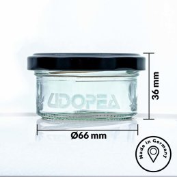 UDOPEA STASH - 70ml elegant storage jar - Design: UDOPEA...
