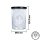 UDOPEA STASH - 435ml elegant storage jar - Design: CONNOISSEURES - incl. Black Lid