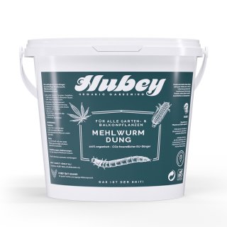 Hubey mealworm manure 5 kilo of insect droppings, organic natural fertilizer, universal fertilizer and soil improver