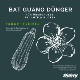 Hubey Bat-Guano Pulver 100% Fledermausdünger - Fledermauskot