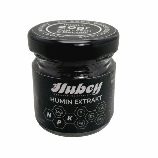 HUBEY HUMIN EXTRAKT  –  20 g -  Fruchtbarkeitssteigerer für mehr Pflanzenpower - 100% wasserlösliches Konzentrat