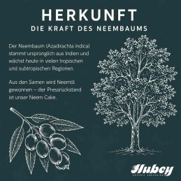 HUBEY NEEM-CAKE organischer Dünger & natürliche Pflanzenstärkung