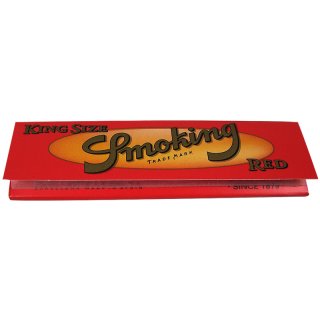 SMOKING King Size Red, 33 sheets 108 x 53mm