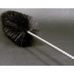 Cleaning brush with plastic bristles, length ca. 33cm, ø ca. 5cm
